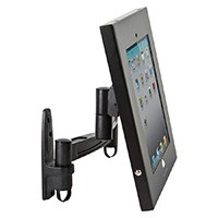 Monoprice Safe and Secure Wall Mount Display Stand for all 9.7in iPad, Black