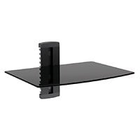 Monoprice Single Shelf Wall Mount for TV Components with Weight Capacity 17.6 lbs.