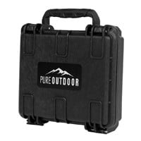 Pure Outdoor by Monoprice Weatherproof Hard Case with Customizable Foam, 7 x 6 x 2 in