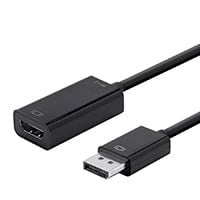 Monoprice DisplayPort 1.2a to 4K HDMI Active Adapter, Black