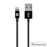 Monoprice Select Series Apple MFi Certified Lightning to USB Charge and Sync Cable, 6ft Black