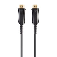 Monoprice 4K SlimRun AV High Speed HDMI Cable 100ft - AOC 18Gbps Black