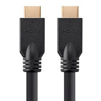 Monoprice 4K No Logo High Speed HDMI Cable 15ft - CL2 In Wall Rated 18 Gbps Black