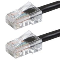 Monoprice Cat5e Patch Cable - UTP, 24AWG, 350MHz, Pure Bare Copper, RJ45, 15ft, Black - Zeroboot Series