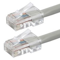 Monoprice Cat6 3ft Gray Patch Cable, UTP, 24AWG, 550MHz, Pure Bare Copper, RJ45, Zeroboot Series Ethernet Cable