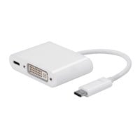 Monoprice Select Series USB-C to DVI and USB-C (F) Dual Port Adapter