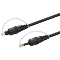 Monoprice S/PDIF Digital Optical Audio Cable, Toslink to Mini Toslink, 6ft
