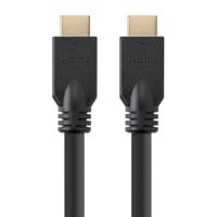 Monoprice 1080p No Logo High Speed HDMI Cable 30ft - CL2 In Wall Rated 10.2 Gbps Black