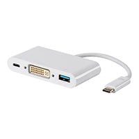 Monoprice Select Series USB-C to DVI, USB-C, USB Type-A Multiport Adapter
