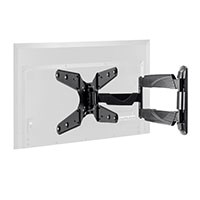 Monoprice EZ Series Low Profile Full-Motion Articulating TV Wall Mount Bracket For LED TVs 23in to 55in, Max Weight 77lbs, VESA Patterns Up to 400x400, Rotating, UL Certified