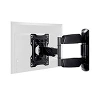 Monoprice Commercial Series Low Profile Full-Motion Articulating TV Wall Mount Bracket For LED TVs 24in to 55in, Max Weight 77 lbs., VESA Patterns Up to 400x400, Rotating , UL Certified