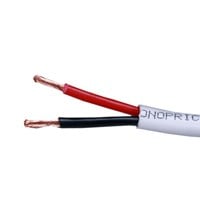 Monoprice Speaker Wire, CL2 Rated, 2-Conductor, 12AWG, 1000ft, White