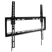 Monoprice EZ Series Low Profile Tilt TV Wall Mount Bracket For Flat Screen TVs Up to 55in, Max Weight 77 lbs., VESA Patterns Up to 400x400, UL Certified