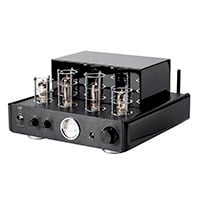 Monoprice 50-Watt Stereo Hybrid Tube Amplifier with Bluetooth, Line Output, and Qualcomm aptX Audio