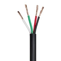 Monoprice Speaker Wire, CMP Rated, 4-Conductor, 18AWG, 1000ft, Black
