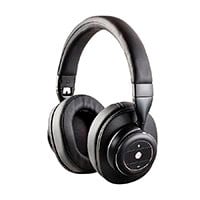 Monoprice SonicSolace Active Noise Cancelling Bluetooth 5 with aptX Wireless Over the Ear Headphones, Black