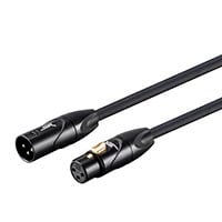 Stage Right by Monoprice 35ft XLR Male to XLR Female 16AWG Microphone Cable w/ Gold Plated Connectors