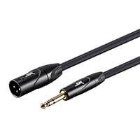 Stage Right by Monoprice 15ft XLR Male to 1/4inch TRS Male 16AWG Cable (Gold Plated)