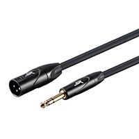 Stage Right by Monoprice 25ft XLR Male to 1/4inch TRS Male 16AWG Cable (Gold Plated)