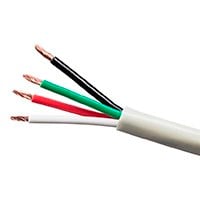 Monoprice Speaker Wire, Burial Rated, 4-Conductor, 12AWG, 250ft, Gray