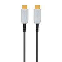 Monoprice 4K SlimRun AV High Speed HDMI Cable 30ft - AOC 18Gbps Metal Black