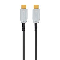 Monoprice 4K SlimRun AV High Speed HDMI Cable 100ft - AOC 18Gbps Metal Black