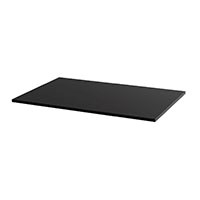 Workstream by Monoprice Table Top for Sit-Stand Height-Adjustable Desk, 4ft Black