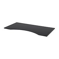 Monoprice Table Top for Sit-Stand Height-Adjustable Desk, 5ft Black, Compatible with Electric Desks
