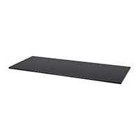 Monoprice Table Top for Sit-Stand Height-Adjustable Desk, 6ft Black, Compatible with Electric Desks