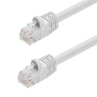 Monoprice Cat6 Ethernet Patch Cable - Snagless RJ45, Stranded, 550MHz, UTP, Pure Bare Copper Wire, 24AWG, 50ft, White
