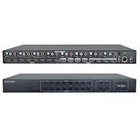 Blackbird 4K 8x8 HDMI Matrix Switch with HDMI 2.0, Supports HDR, 18Gbps, 4K@60Hz YCbCr 4:4:4, 8 S/PDIF Outputs, HDCP 2.2, EDID, IR, RS-232, TCP/IP Web based GUI