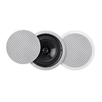 Monoprice Commercial Audio Metro 30W 8-inch Coax Ceiling Speaker 70V Pair (No Logo)