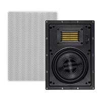 Monoprice Amber In-Wall Speakers 6.5in 2-way Carbon Fiber with Ribbon Tweeter (pair)