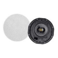Monoprice Amber Ceiling Speakers 6.5-inch 2-way Carbon Fiber with Ribbon Tweeter (pair)