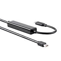 Monoprice USB Type-C to Mini DisplayPort 3.1 Cable - 5Gbps, Active, 4K@60Hz, Black, 6ft