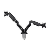 Workstream by Monoprice Dual Monitor Adjustable Gas Spring Desk Mount, For Smaller Screens Up to 27in