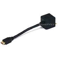 Product Image for Video Splitter   HDMI® Male to HDMI® Female / DVI 