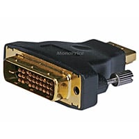 Monoprice DVI-D Dual Link M1-D(P&D) Male to HDMI Female Adapter (Gold Plated)