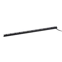 12 Outlet 4ft Metal Power Strip with 6ft Cord, Black