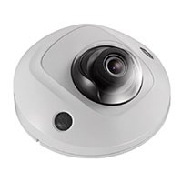 Monoprice 5MP, 2.8mm Fixed Lens, 2 Matrix IR LED Compact Vandalproof Dome IP Security Camera with Microphone, 12 VDC, PoE