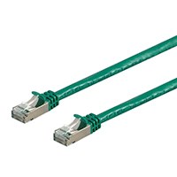 Monoprice Entegrade Series Cat7 Double Shielded (S/FTP) Ethernet Patch Cable - Snagless RJ45, 600MHz, 10G, 26AWG, 10ft, Green