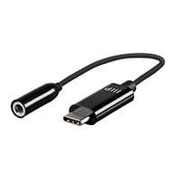Monoprice USB-C Digital to 3.5mm Auxiliary Audio Adapter, Black