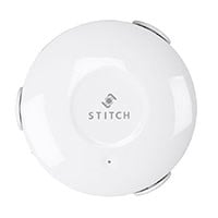STITCH by Monoprice Smart Water Leak/Flood Sensor with Probe and Alarm, Works with Amazon Alexa and Google Assistant for Touchless Voice Control, No Hub Required