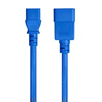 Monoprice 6ft 14AWG Blue Power Cord for PDU, 15A (IEC 60320 C13 to IEC 60320 C20) 