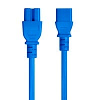 Monoprice Heavy Duty Power Cable - IEC 60320 C14 to IEC 60320 C15, 14AWG, 15A/1875W, SJT, 120V, Blue, 3ft