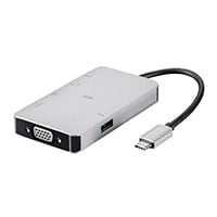 Monoprice Consul Series USB-C HDMI Adapter with VGA, Gigabit Ethernet, 2-Port USB 3.0, USB-C 100W PD 3.0