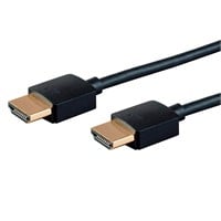 Monoprice 4K Slim Certified Premium High Speed HDMI Cable 6ft - 18Gbps Black - 3 Pack