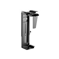 Workstream by Monoprice Computer Case CPU Tower Holder, Adjustable Under Desk PC Mount with Rotating Mechanism