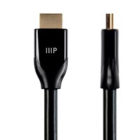 Monoprice 4K Certified Premium High Speed HDMI Cable 1m - 18Gbps Black - 2 Pack