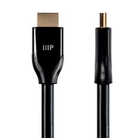 Monoprice 4K Certified Premium High Speed HDMI Cable 2m - 18Gbps Black - 2 Pack